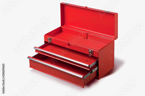 Tool Box Isolated on a White Background.
