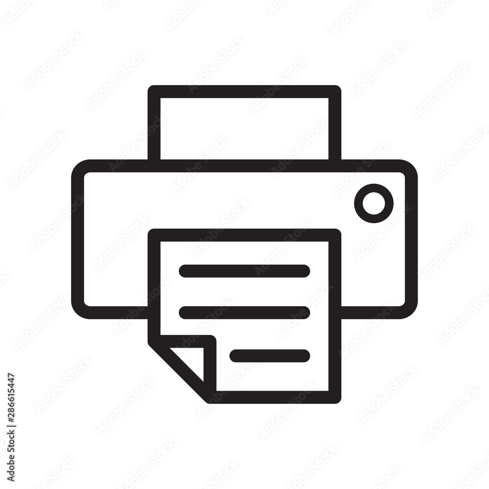 printer icon vector design illustration printer icon vector design illustration