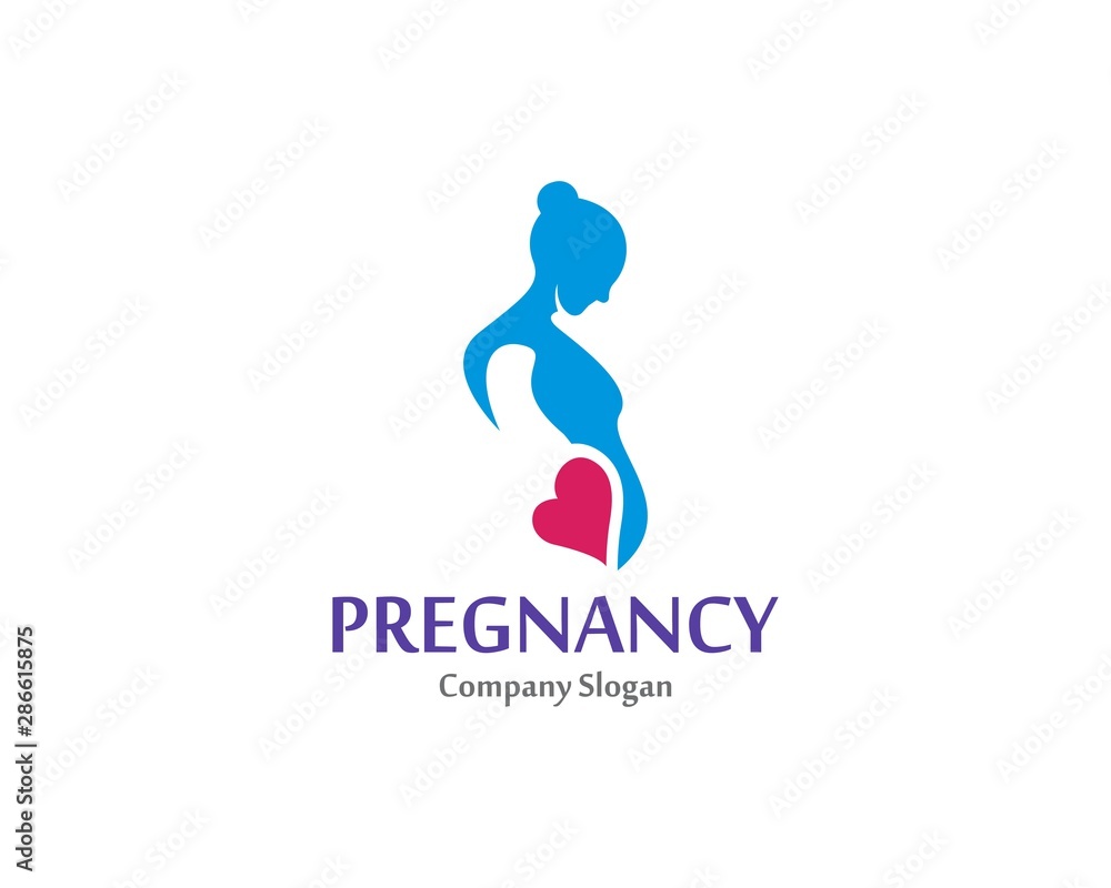 Pregnant logo symbol template design vector, emblem, design concept, creative Pregnant logo symbol template design vector, emblem, design concept, creative
