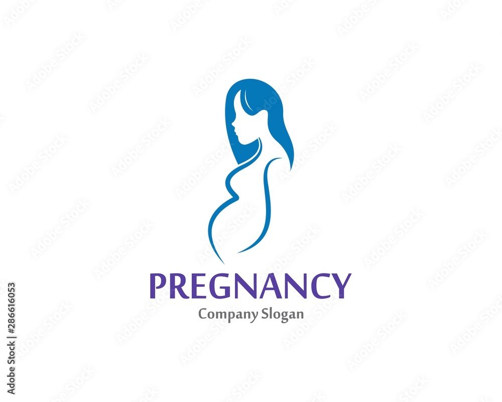 Pregnant logo symbol template design vector, emblem, design concept, creative Pregnant logo symbol template design vector, emblem, design concept, creative