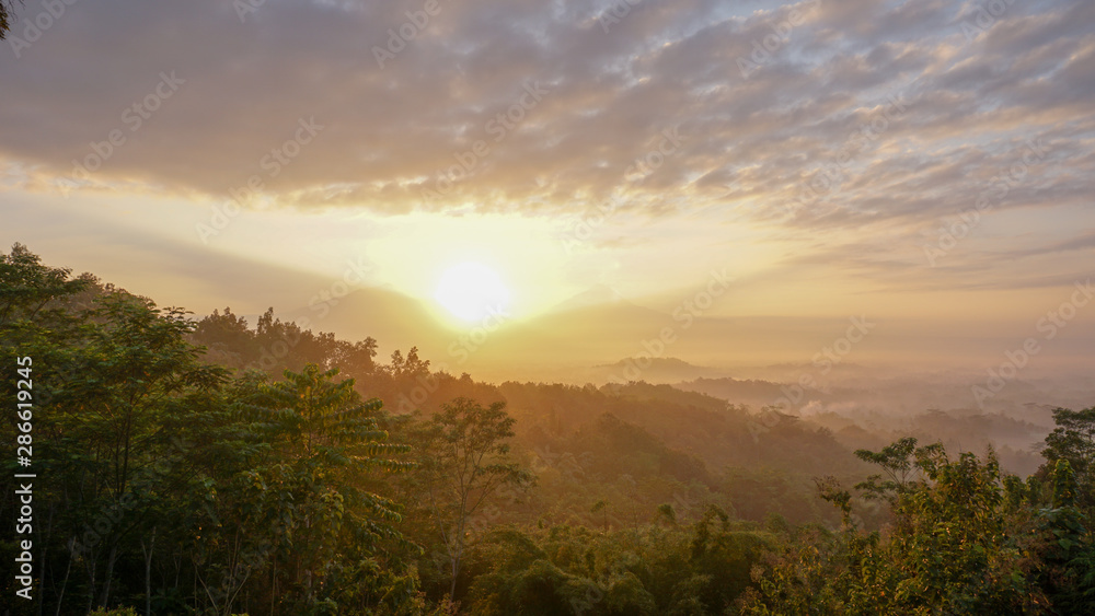 beautiful sunrise on the mountain beautiful sunrise on the mountain