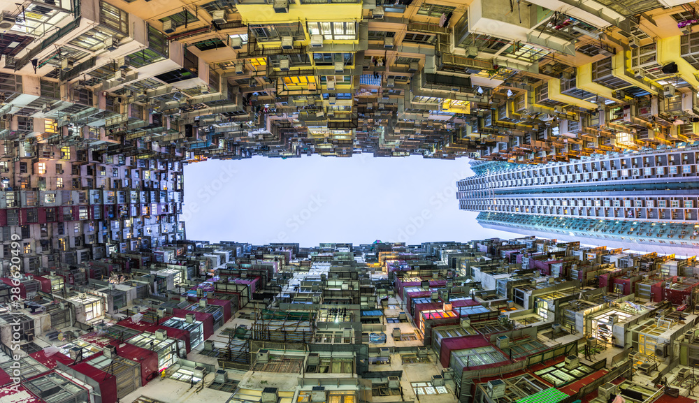 Obraz premium Hong Kong high density residence and condominium