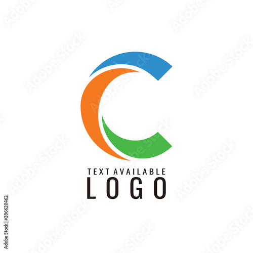 Wallpaper Mural letter c logo design template Torontodigital.ca