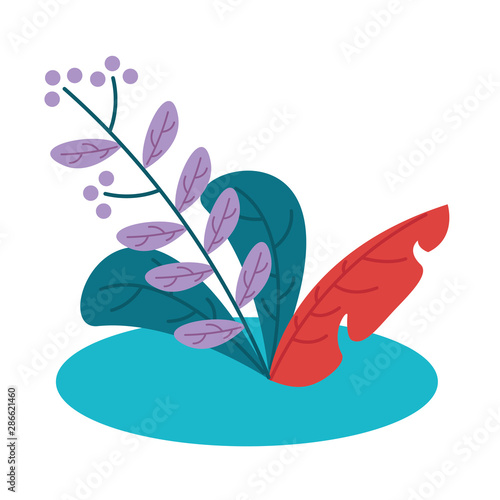 Isolated leaves design