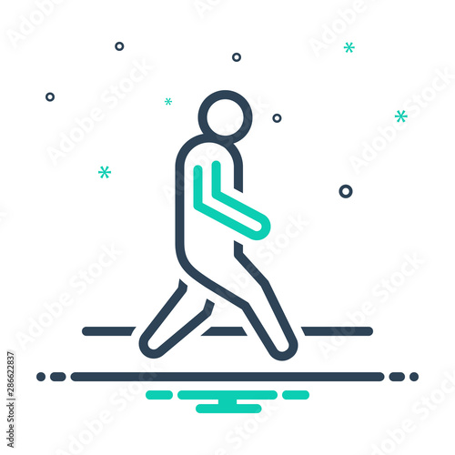  mix icon for walk