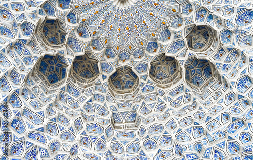 Ceiling of the mosque in the Samarkand