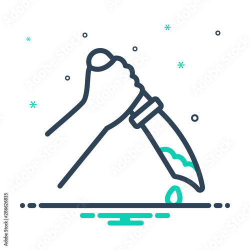 mix icon for kill murder