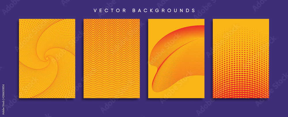 Minimal Vector cover designs. Future Poster template.