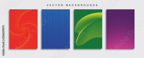 Minimal Vector cover designs. Future Poster template.