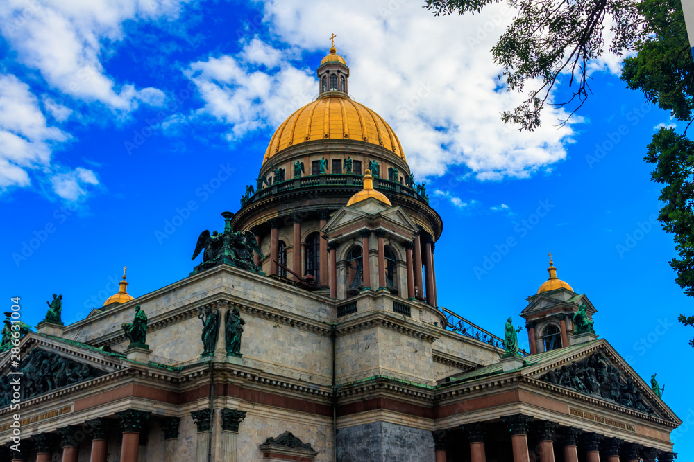 Saint Isaac's Cathedral or Isaakievskiy Sobor in St. Petersburg, Russia