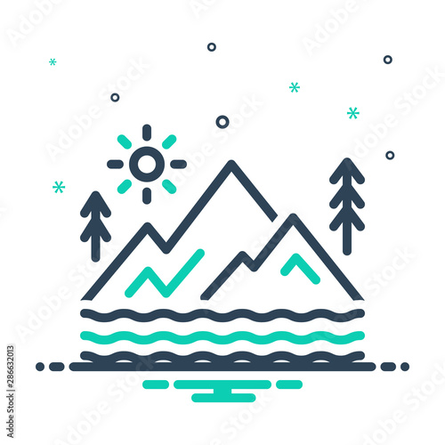 mix icon for valley
