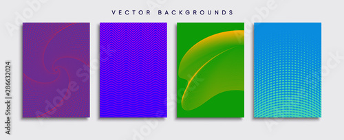 Obraz na płótnie Minimal Vector cover designs. Future Poster template. w salonie