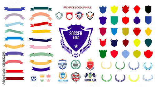 Soccer, football logo templates Creation Kit 