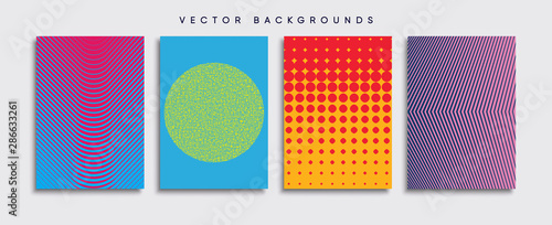 Obraz na płótnie Minimal Vector cover designs. Future Poster template. w salonie