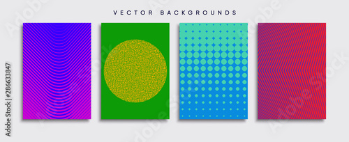 Obraz na płótnie Minimal Vector cover designs. Future Poster template. w salonie