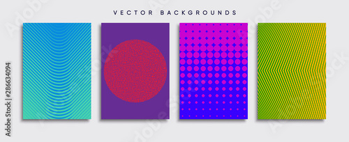 Obraz na płótnie Minimal Vector cover designs. Future Poster template. w salonie
