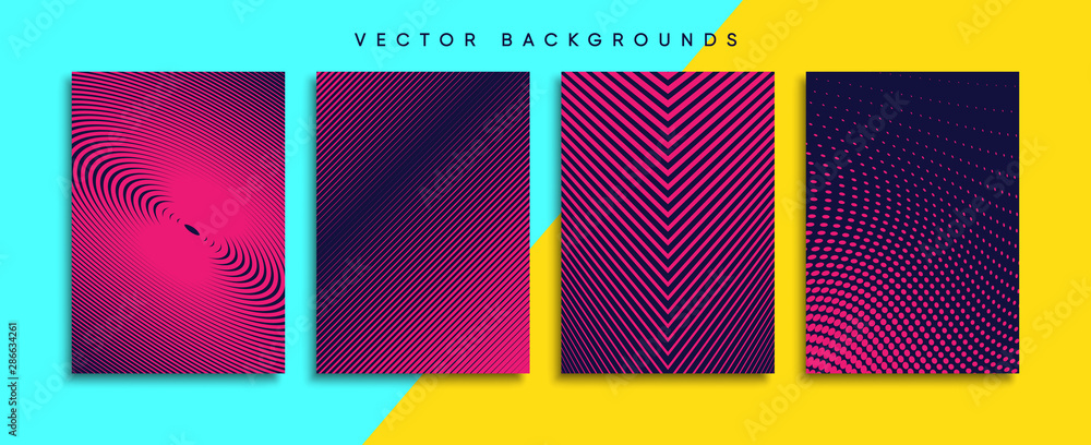 Minimal Vector cover designs. Future Poster template.