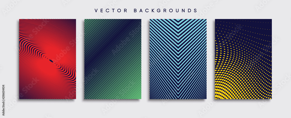 Minimal Vector cover designs. Future Poster template.