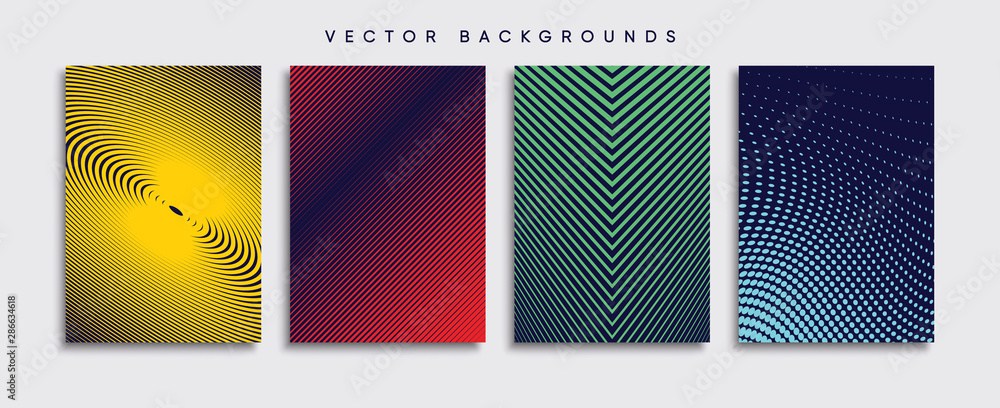Minimal Vector cover designs. Future Poster template.