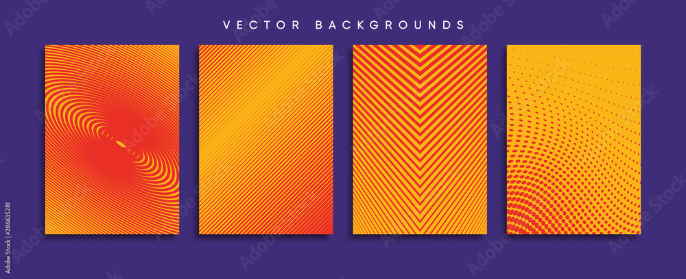 Minimal Vector cover designs. Future Poster template.