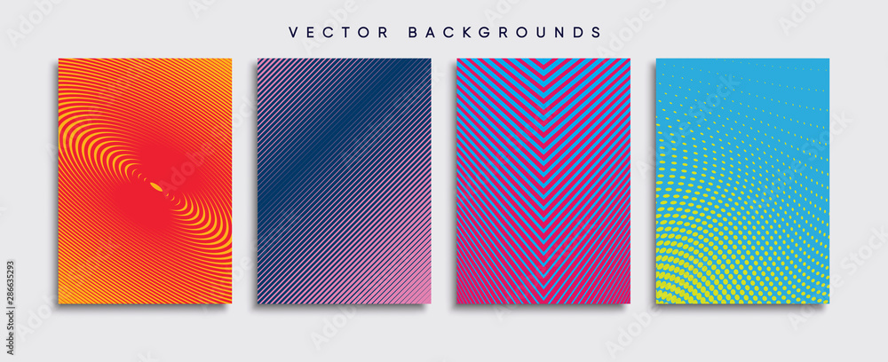 Minimal Vector cover designs. Future Poster template.