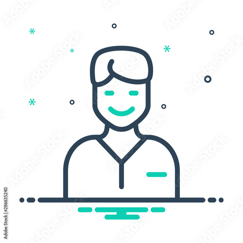 mix icon for happy