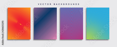 Obraz na płótnie Minimal Vector cover designs. Future Poster template. w salonie