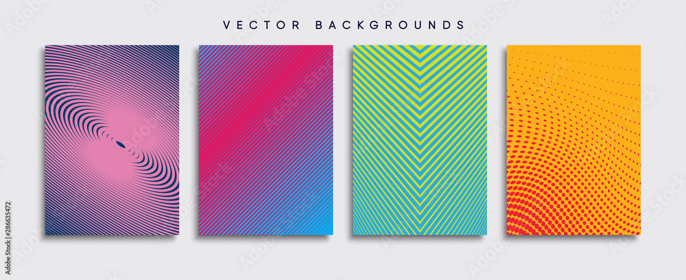 Minimal Vector cover designs. Future Poster template.