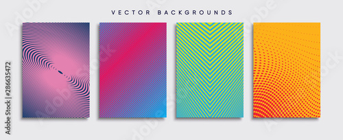 Obraz na płótnie Minimal Vector cover designs. Future Poster template. w salonie