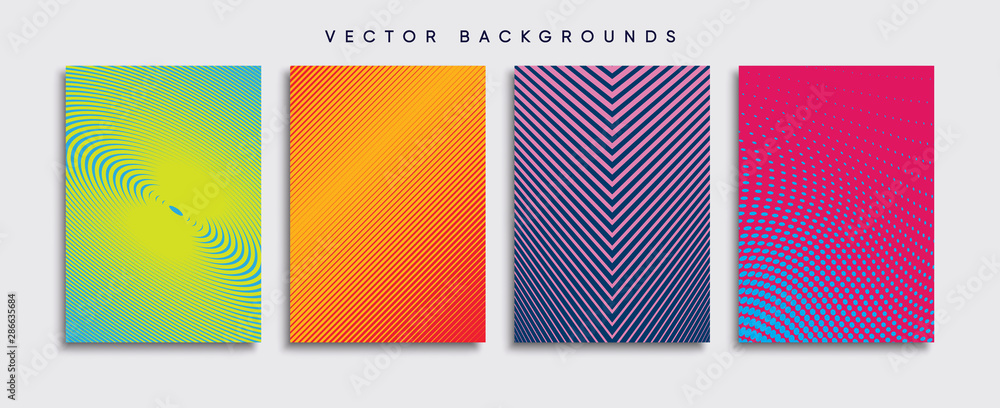 Minimal Vector cover designs. Future Poster template.