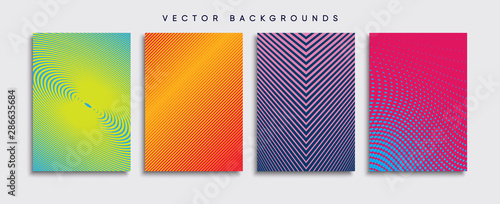 Obraz na płótnie Minimal Vector cover designs. Future Poster template. w salonie