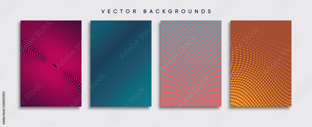 Minimal Vector cover designs. Future Poster template.