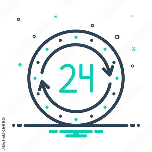 mix icon for 24h agency 