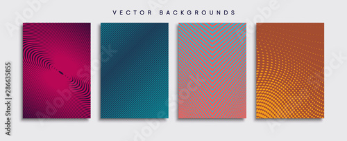 Obraz na płótnie Minimal Vector cover designs. Future Poster template. w salonie