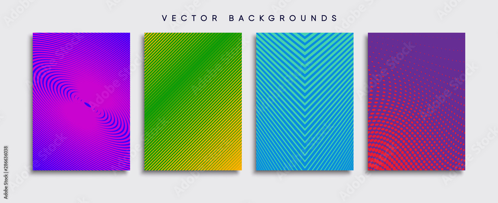Minimal Vector cover designs. Future Poster template.