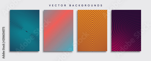 Obraz na płótnie Minimal Vector cover designs. Future Poster template. w salonie