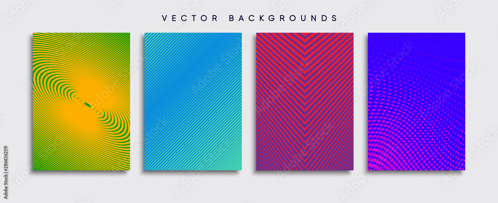 Minimal Vector cover designs. Future Poster template.