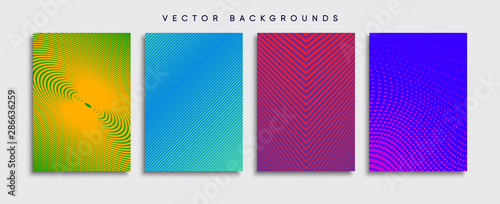 Obraz na płótnie Minimal Vector cover designs. Future Poster template. w salonie