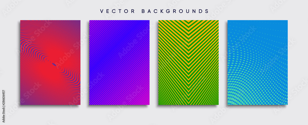 Minimal Vector cover designs. Future Poster template.