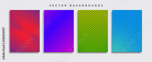 Obraz na płótnie Minimal Vector cover designs. Future Poster template. w salonie