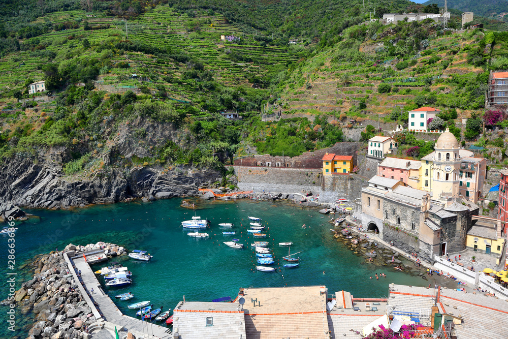 Vernazza, Cinque Terre - on the Italian Coastline
