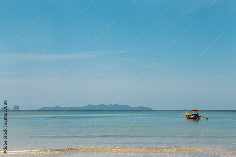 Pakmeng beach in the southern of Thailand.