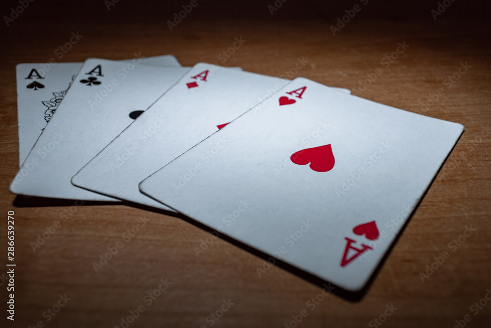 playing cards for the background