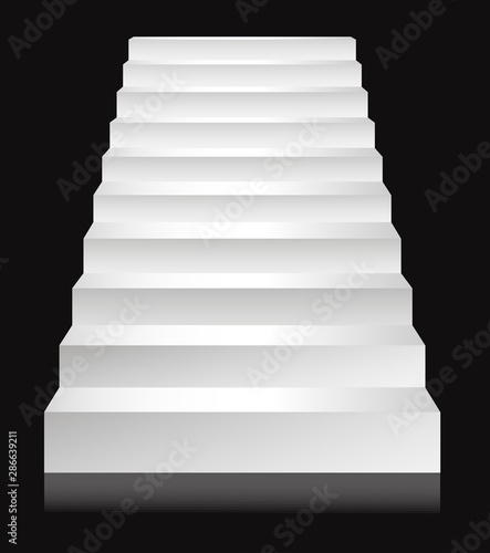 Stairs or staircases, podium ladder template, steps or stairway