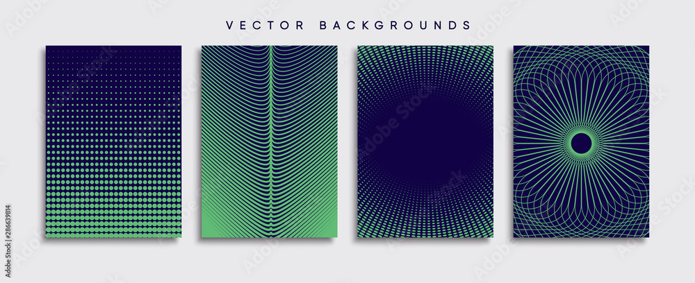Minimal Vector cover designs. Future Poster template.
