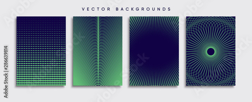 Obraz na płótnie Minimal Vector cover designs. Future Poster template. w salonie