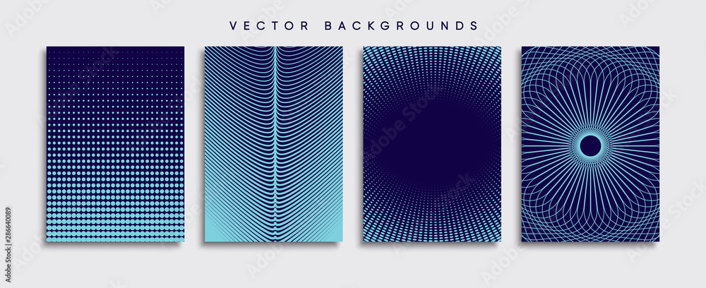 Minimal Vector cover designs. Future Poster template.