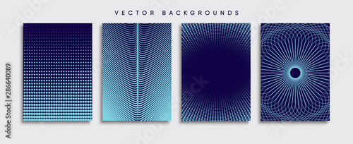 Obraz na płótnie Minimal Vector cover designs. Future Poster template. w salonie