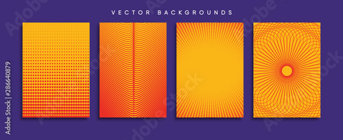 Obraz na płótnie Minimal Vector cover designs. Future Poster template. w salonie