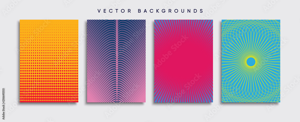 Minimal Vector cover designs. Future Poster template.
